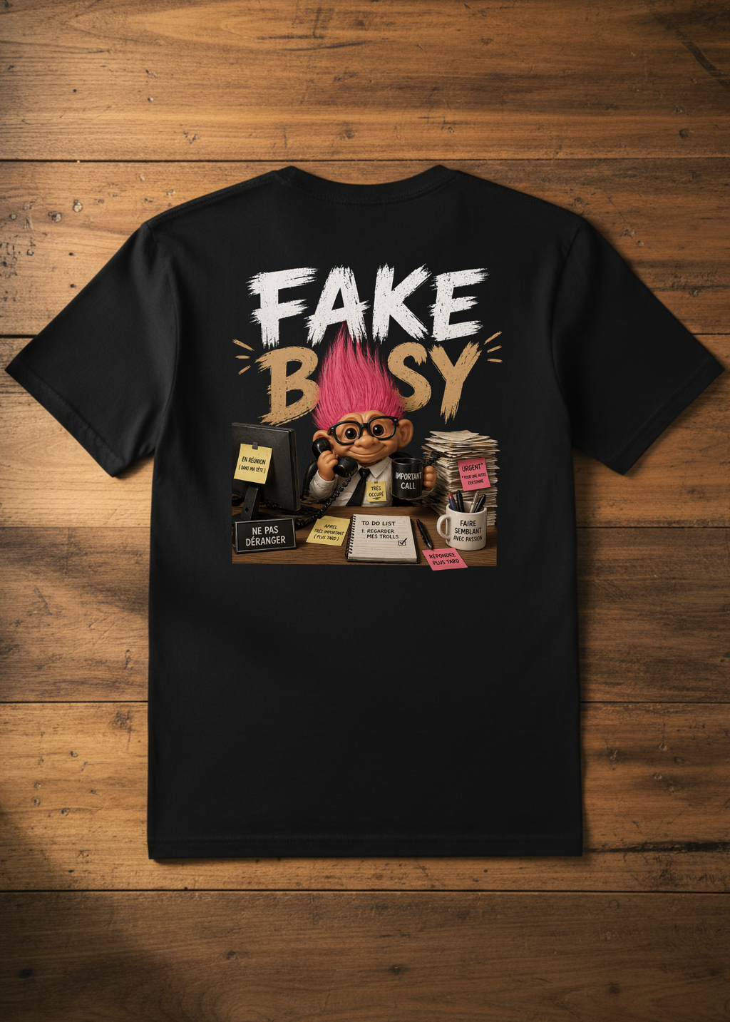 T-Shirt Fake Busy