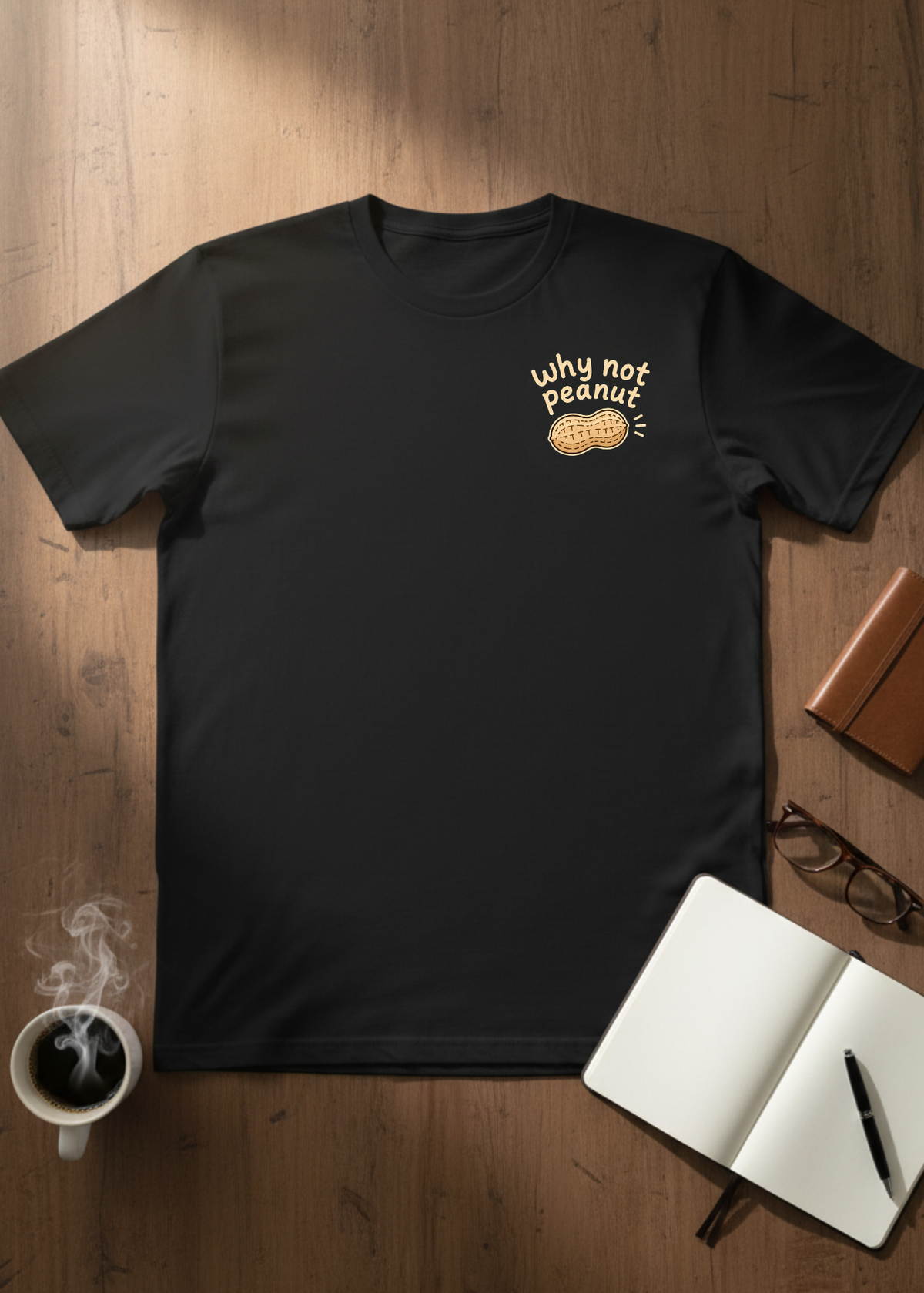 T-Shirt Why not peanut