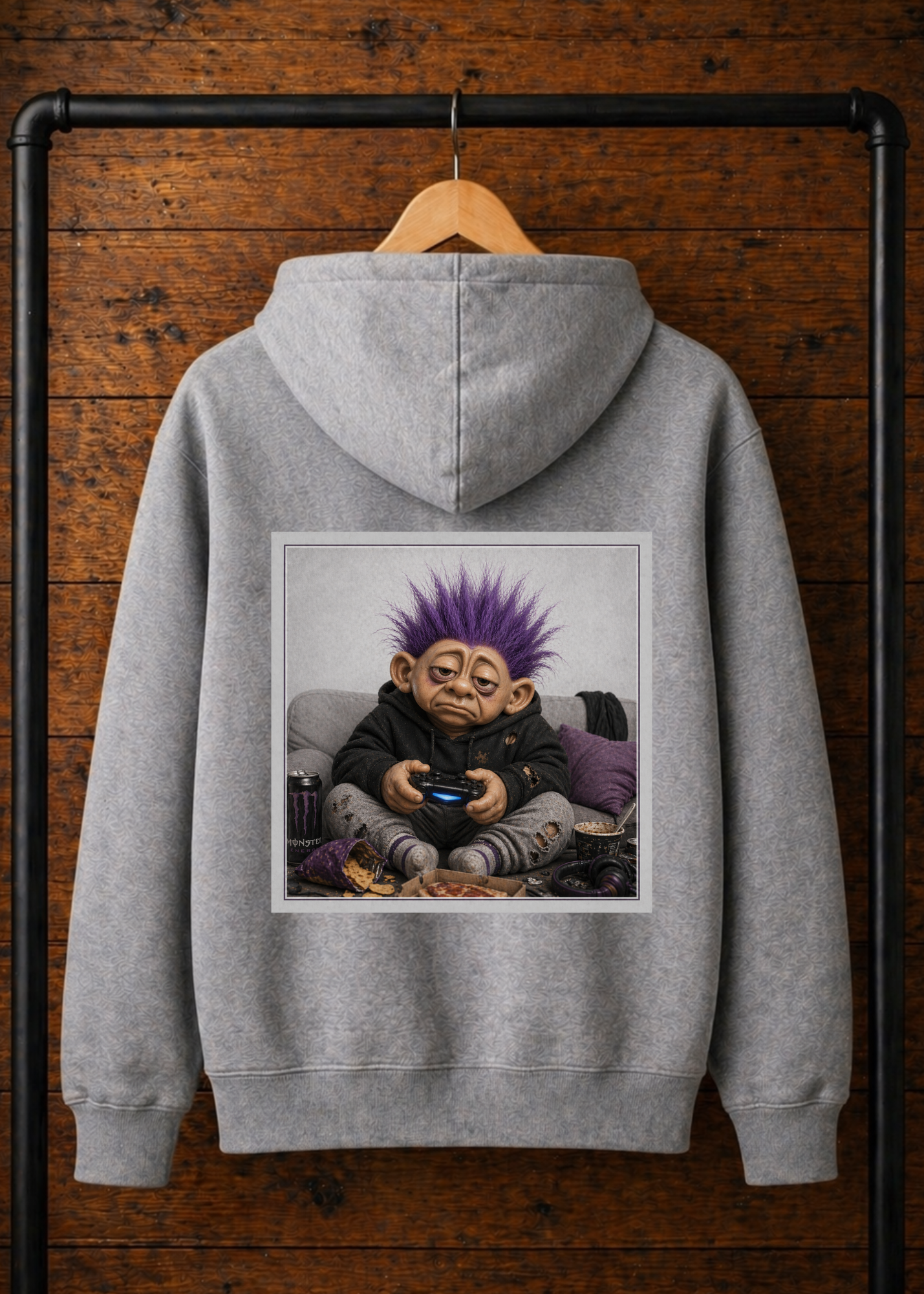 Hoodie Troll Gamer