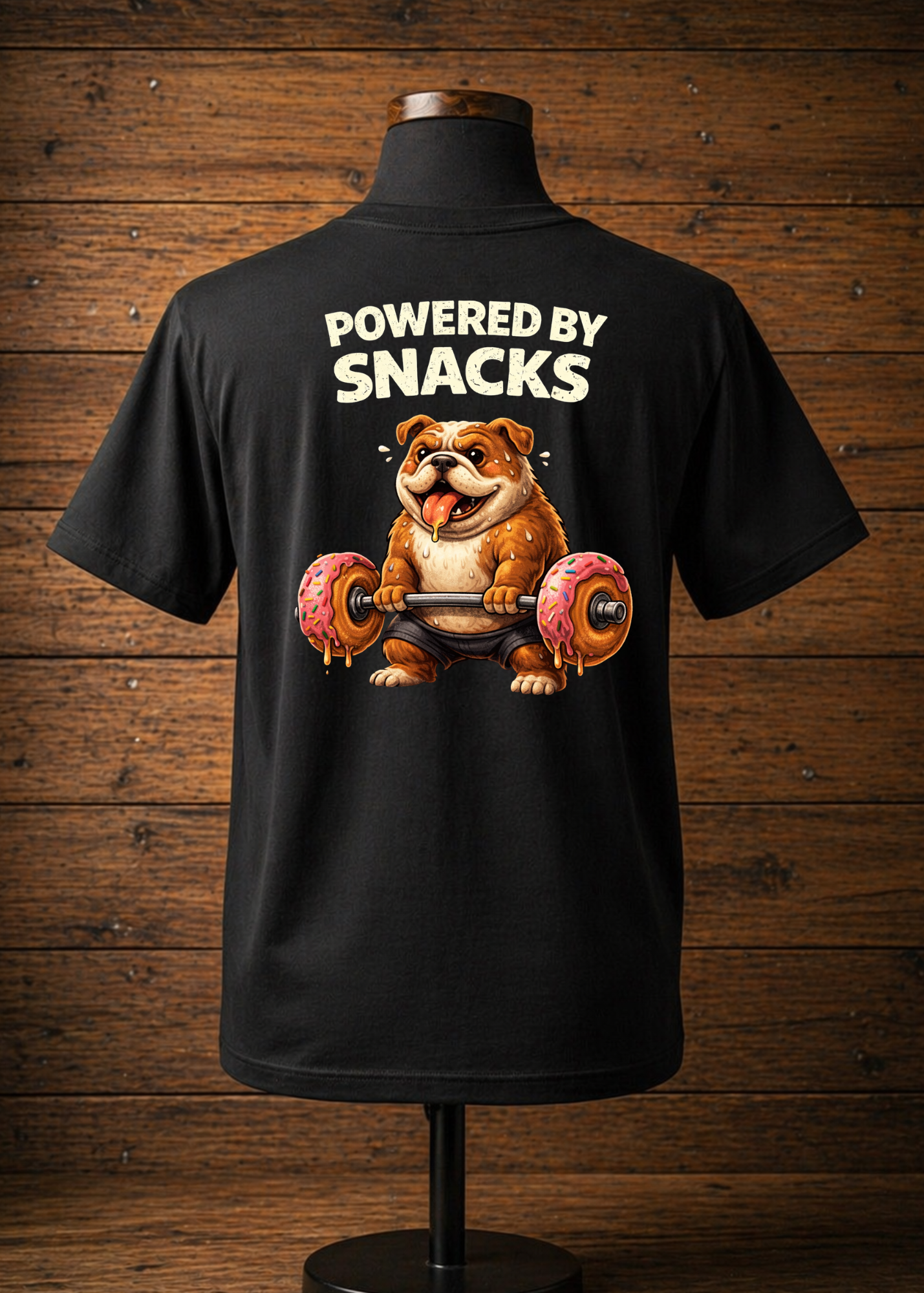 T-Shirt Powered by snacks