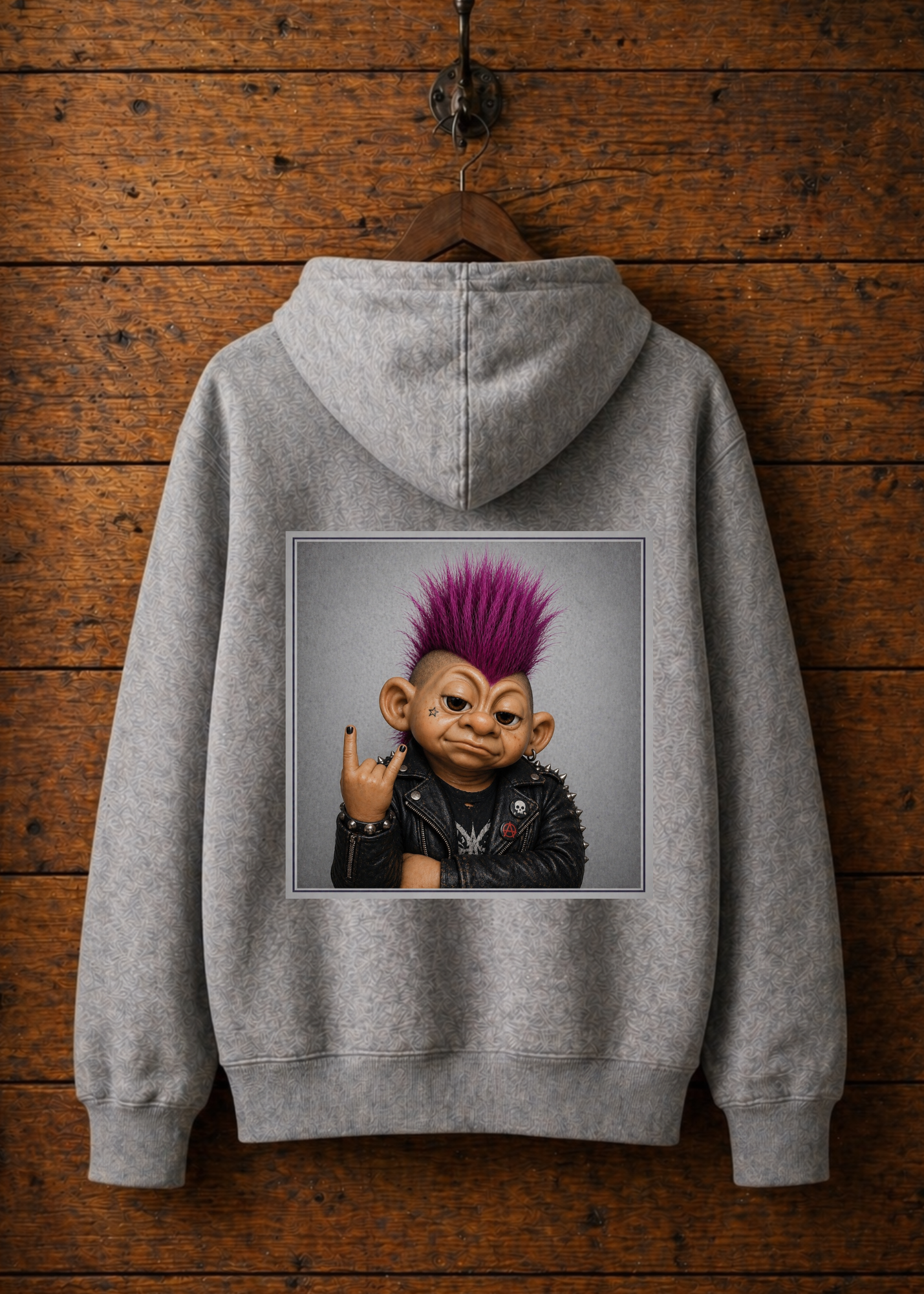 Hoodie Troll Punk